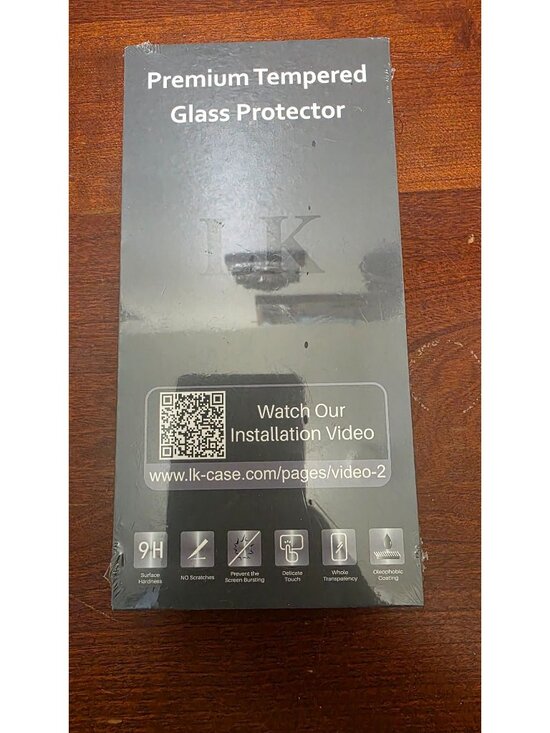 NWT LK Premium Tempered Glass Screen Protector For iPhone 12 Pro Max 4-Pack Clea - Picture 1 of 6